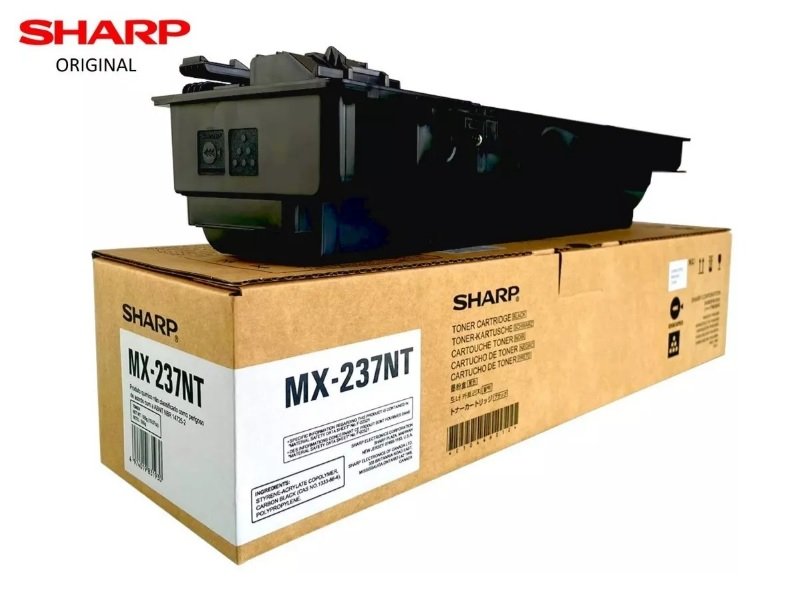 Toner Sharp MX-237NT Color Negro Monocromático, Para Impresora Sharp AR-6020 / AR-6020D / AR-6020N / AR-6023 / AR-6023D / AR-6023N / MX-M316, 20,000 Páginas.