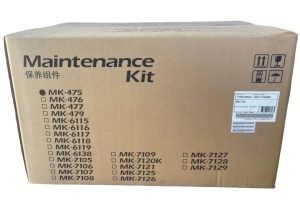 Kit De Mantenimiento Kyocera MK-475 1702K38NL0, Para Impresora Multifuncional Kyocera FS-6025MFP / FS-6025MFP/B / FS-6030MFP / FS-6525MFP / FS-6530MFP, 300K.