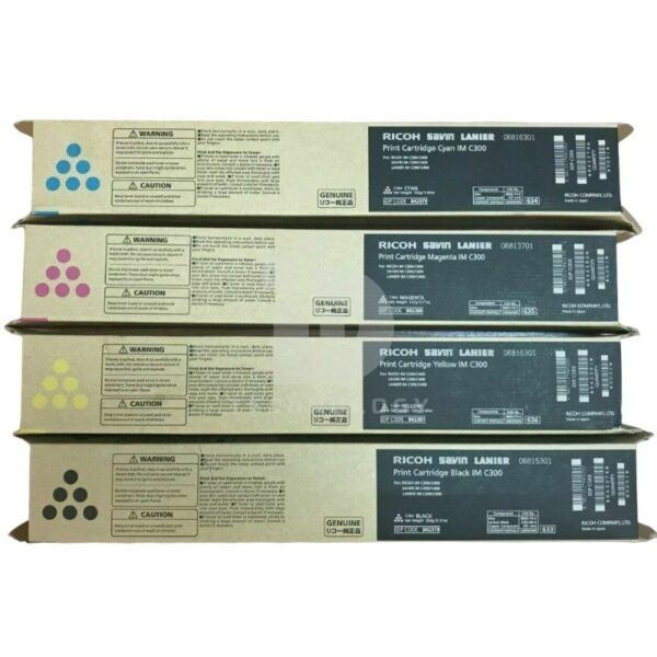 Toner Ricoh IM C300 IM C400 CMYK Juego Completo 4 Colores