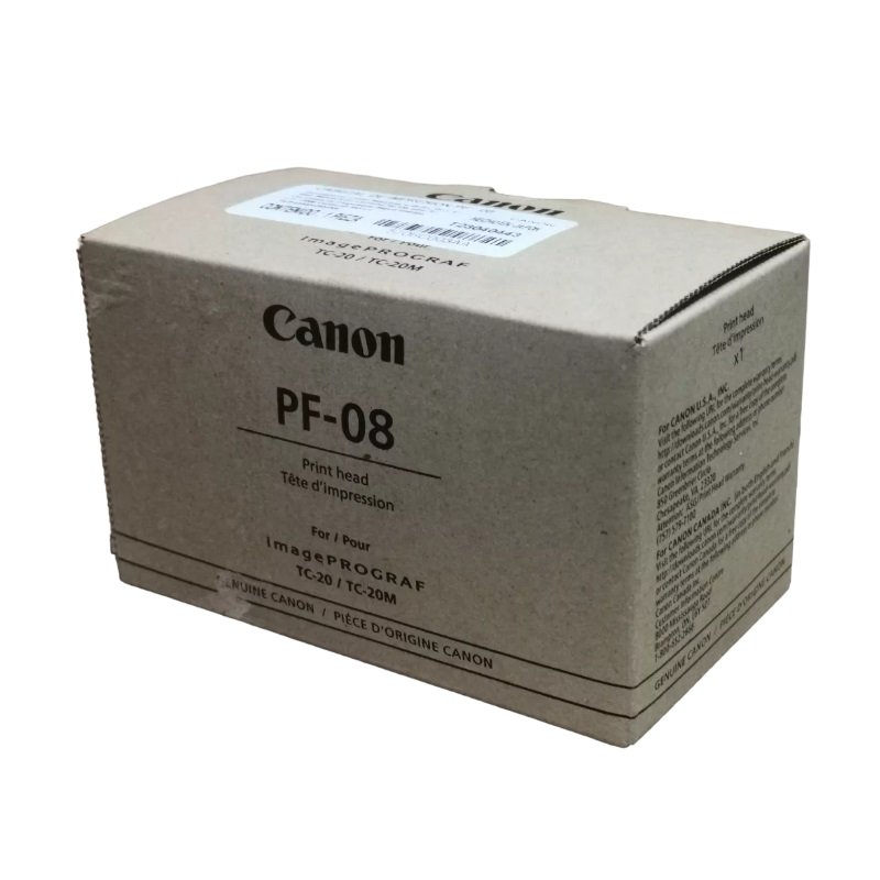 Cabezal Canon PF-08 (5706C001AA) Black Cyan Magenta Yellow, Para Impresora Plotter Canon imagePROGRAF TC-20 / TC-20M, (Envíos A Todo El Perú).