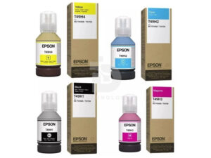 Juego De Botella De Tinta Epson T49H 140ml Color Negro | Cian | Magenta | Amarillo, Original, Para Plotter e Impresora Epson SureColor SC-T3100X / SC-T3170X.