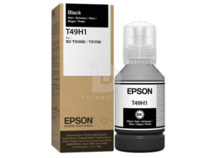 Botella De Tinta Epson T49H100 Color Negro 140ml, Para Plotter e Impresora Epson SureColor SC-T3100x / SC-T3170x, Rendimiento 6,000 Páginas.