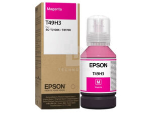 Botella De Tinta Epson T49H300 Color Magenta 140ml, Para Plotter e Impresora Epson SureColor SC-T3100x / SC-T3170x, Rendimiento 6,000 Páginas.