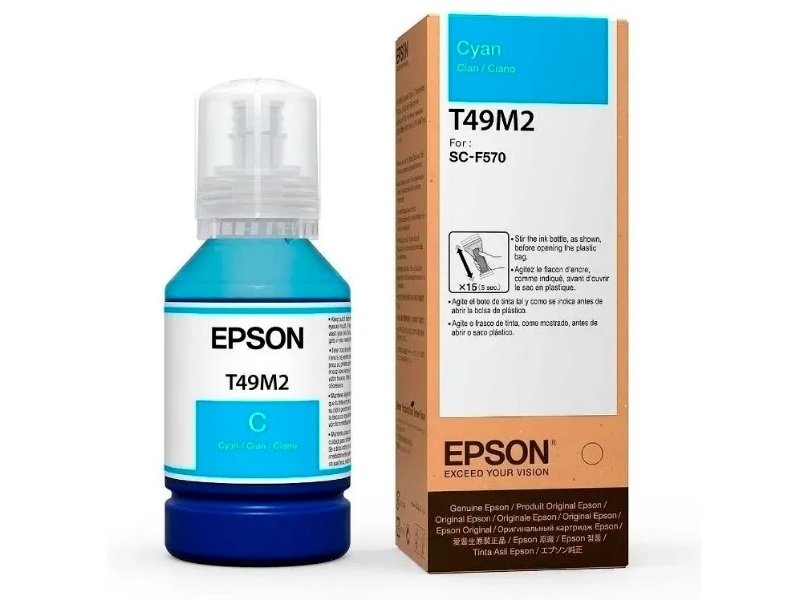 Tinta Epson T49M220 Cyan SureColor F170 / F570 / F571 140ml 6000 Paginas