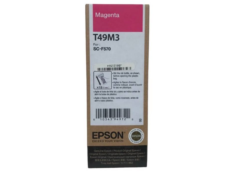 Tinta Epson T49M320 Magenta SureColor F170 / F570 / F571 140ml 6000 Paginas