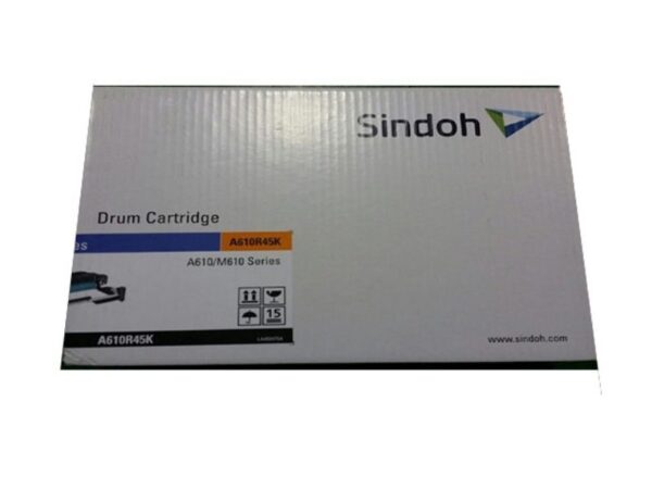 Tambor Drum Sindoh A610R45K-WH Color Negro, Para Impresora Sindoh Series M610 / M611 / M612 / M613 / M615 / M616 / M617 / M618, Rendimiento 45,000 Páginas.