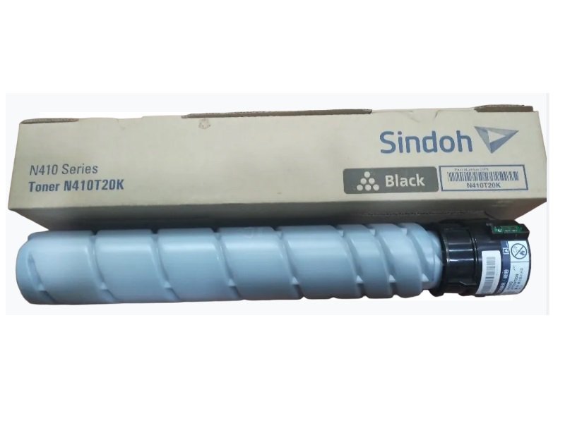 Toner Sindoh N410T20K Color Negro Monocromático, Para Impresoras Sindoh N410 / N411 / N415 / N418, Rendimiento 20,000 Paginas.