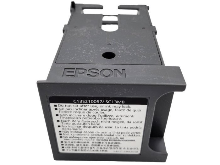 Caja De Mantenimiento Epson SC13MB C13S210057 S210057, Para Plotter e Impresora Epson SureColor SC-T3100x / SC-T3170x / SC-F570 / SC-F571 / SC- F530 / SC- F531.