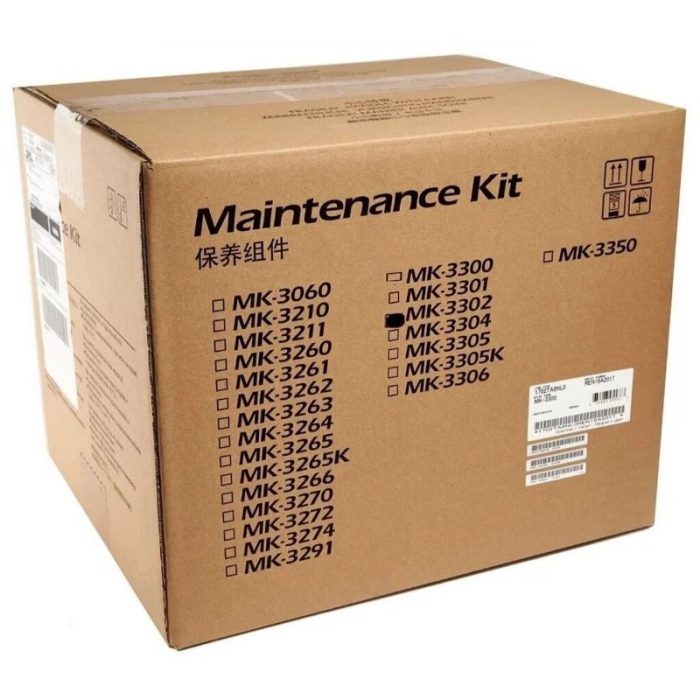 Kit De Mantenimiento Kyocera MK-3302 1702TA7US0,Para Impresora Multifuncional Kyocera ECOSYS M3655idn / M3660idn / P3260dn / P3155dn, Capacidad 500,000 Páginas.