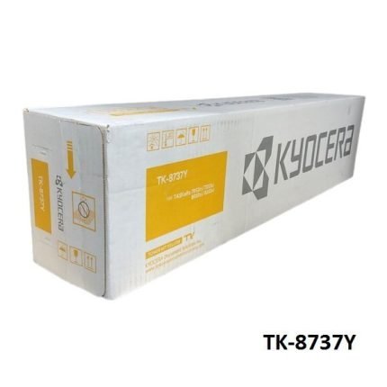 Toner Kyocera TK-8737Y Amarillo, Para Impresora Kyocera TASKalfa 7052ci / 7353ci / 8052ci / 8353ci, Rendimiento 30,000 Páginas | Envios A Nivel Nacional - Perú.
