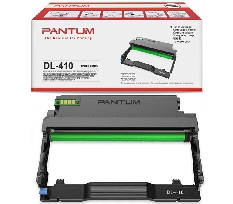 Tambor Drum Pantum DL-410 Imaging Unit, Para Impresora Pantum P3010 / P3300 / M6700 / M7100 / M6800 / M6802 / M7200 / M7300, Rendimiento 12,000 Páginas.