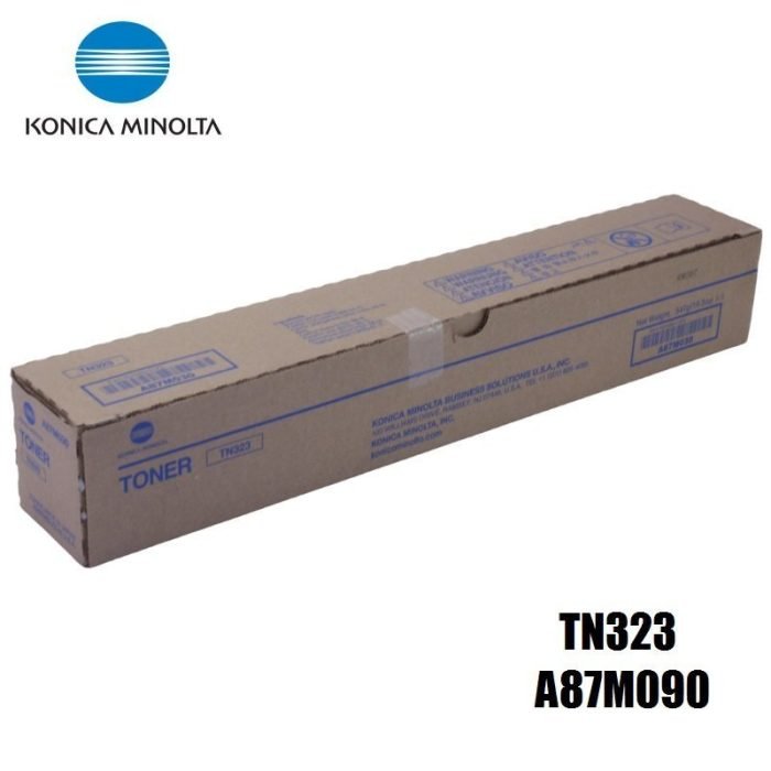 Toner Konica Minolta TN-323 Color Negro Monocromatico, Para Impresora Fotocopiadora Multifuncional Konica Minolta Bizhub 227 / Bizhub 287 / Bizhub 367 / 7528.