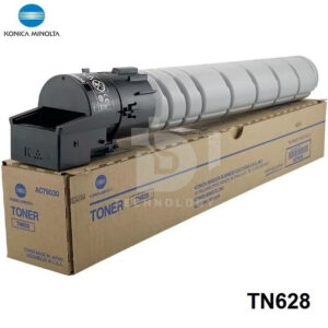 Toner Konica Minolta TN628 (AC79090) Color Negro Monocromatico, Para Impresora Fotocopiadora Konica Minolta Bizhub 450i / Bizhub 550i / Bizhub 650i.