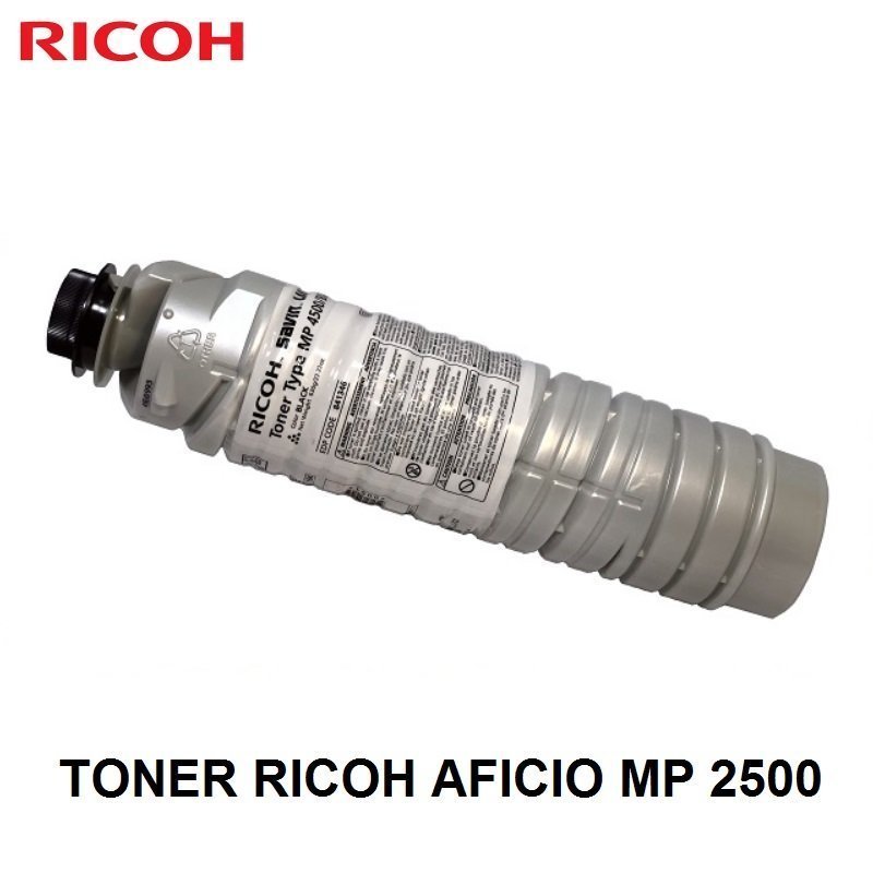 Toner Ricoh Aficio MP 2500 (841356) Color Negro, Para Impresora Fotocopiadora Ricoh Aficio MP 2500 / MP 2500SP / MP 2500SPF, Rendimiento 10,500 Páginas.