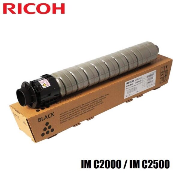 Toner Ricoh IM C2000 IM C2500 842442 Color Negro, Para Impresora Fotocopiadora Multifuncional Ricoh IM C2000 / IM C2500, Rendimiento 16,500 Páginas.