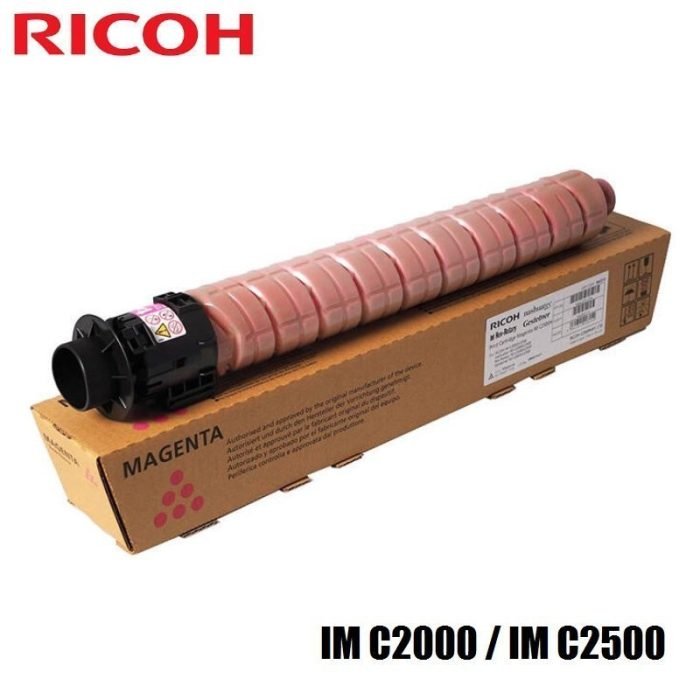 Toner Ricoh IM C2000 IM C2500 842444 Color Magenta, Para Impresora Fotocopiadora Multifuncional Ricoh IM C2000 / IM C2500, Rendimiento 10,500 Páginas.