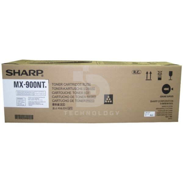 Toner Sharp MX-900NT Negro, Para Sharp MX-M1054 / MX-M1055 / MX-M1056 / MX-M1204 / MX-M1205 / MX-M1206 / MX-M904 / MX-M905, Rendimiento 120,000 Páginas.