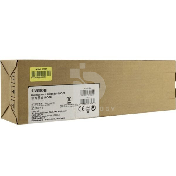 Cartucho Caja De Mantenimiento Canon MC-08 Original, Para  Impresora e Plotter Canon IPF 6400S/8000S/8300S/8100/8110/400S/8410SE/9000S/9100/9110/9400S.