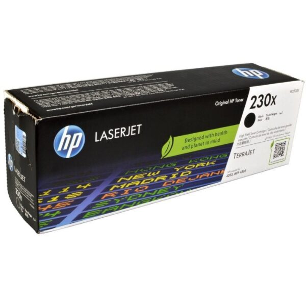 Toner Hp W2300X 230X Color Negro, Para Impresoras HP Color LaserJet Pro 4203 Series / HP Color LaserJet Pro MFP 4303 Series. Rendimiento 7.500 Páginas.