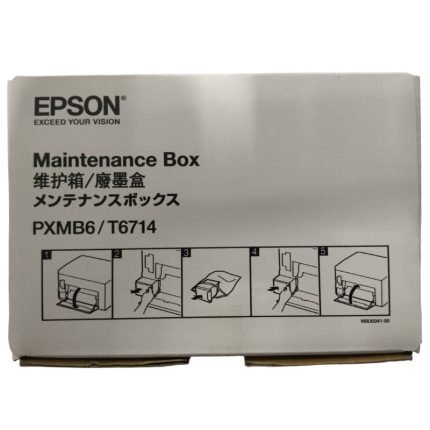 Cartucho Caja De Mantenimiento Epson T671400, Para Impresora Epson WorkForce Pro WF C878R / WF-C879R, Rendimiento Aproximado 20.000 Páginas.