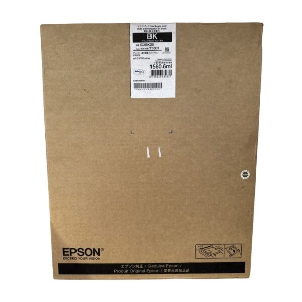 Bolsa De Tinta Epson T05B100 Color Negro, Para Impresoras Epson WorkForce Pro WF-C878R / WorkForce Pro WF-C879R, Rendimiento 86.000 Páginas.