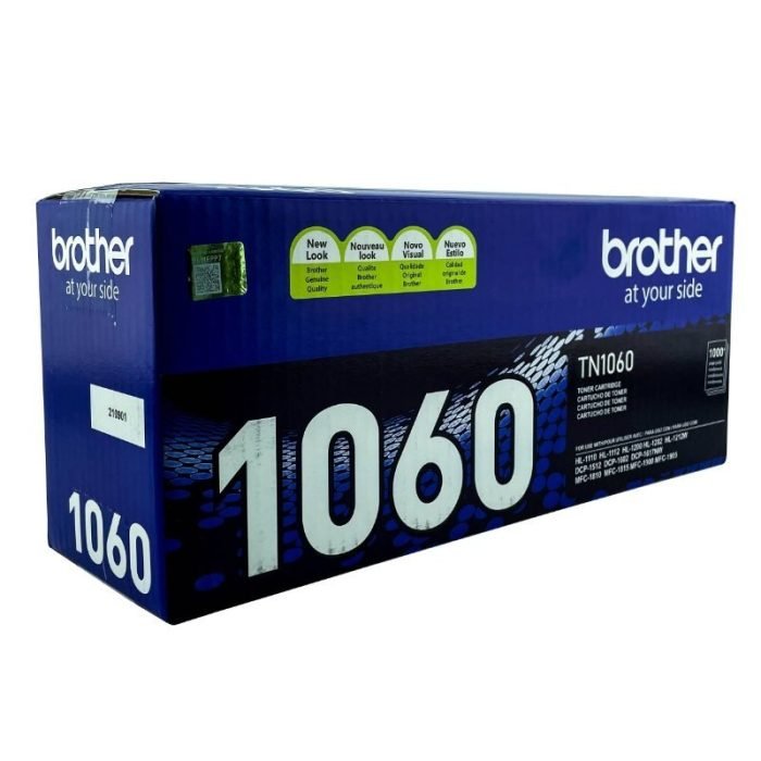 Toner Brother TN1060 Negro, Para Impresora Brother Brother HL-1110 / 1112 / 1200 / 1202 / 1212W / DCP-1512 / 1602 / 1617NW / MFC-1810/1815/1900/1905.