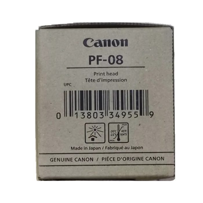 Cabezal Canon PF-08 (5706C001AA) Black Cyan Magenta Yellow, Para Impresora Plotter Canon imagePROGRAF TC-20 / TC-20M, (Envíos A Todo El Perú).