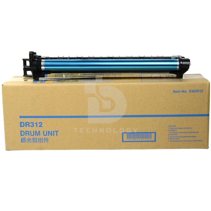 Tambor Drum Compatible Konica Minolta DR-312 A7Y00RD, Para Impresora Multifuncional Konica Minolta Bizhub 227 / 287 / 367, Rendimiento 110,000 Páginas