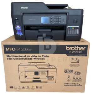 Impresora Multifuncional Brother MFC-T4500DW A3, Funciones Impresión/Copia/Escaneado, ADF Dúplex Wi-Fi, Con Pantalla LCD Táctil a Color De 2,7".